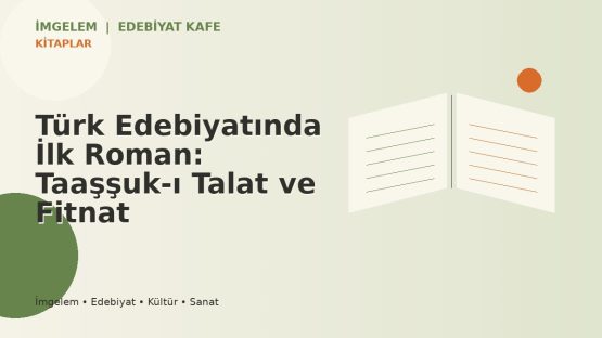 Türk Edebiyatında İlk Roman: Taaşşuk-ı Talat ve Fitnat